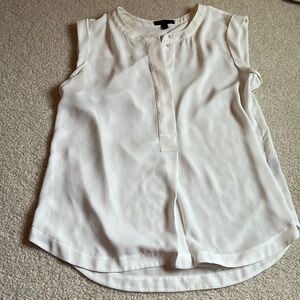 Jcrew cream colored shell, size 4